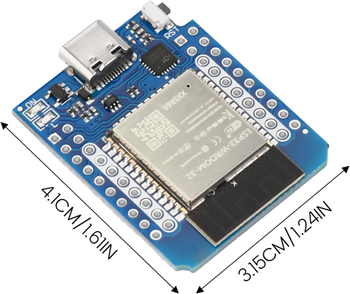 Diymore Pack of 3 ESP32 Mini Development Board ESP32 NodeMCU WiFi Bluetooth ESP32 Development Board CH9102F Chip